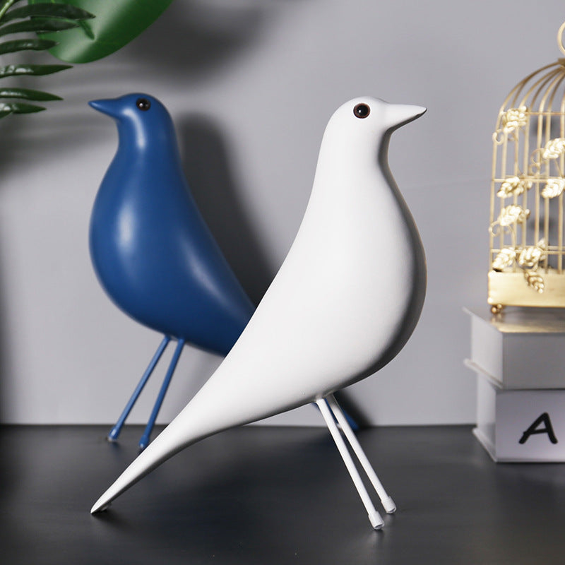 Nordic resin ornaments, doves of peace, bird ornaments, creative modern home interiors, living room decorations, pigeon ornaments