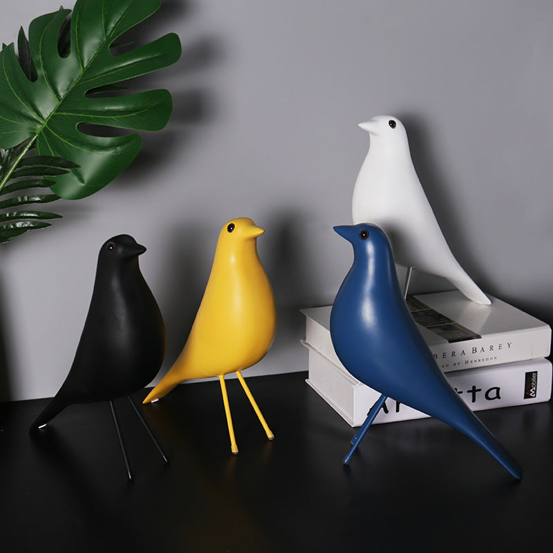 Nordic resin ornaments, doves of peace, bird ornaments, creative modern home interiors, living room decorations, pigeon ornaments