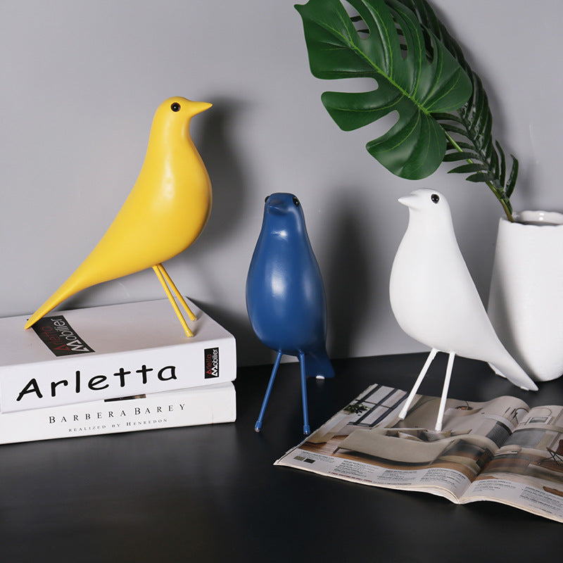 Nordic resin ornaments, doves of peace, bird ornaments, creative modern home interiors, living room decorations, pigeon ornaments