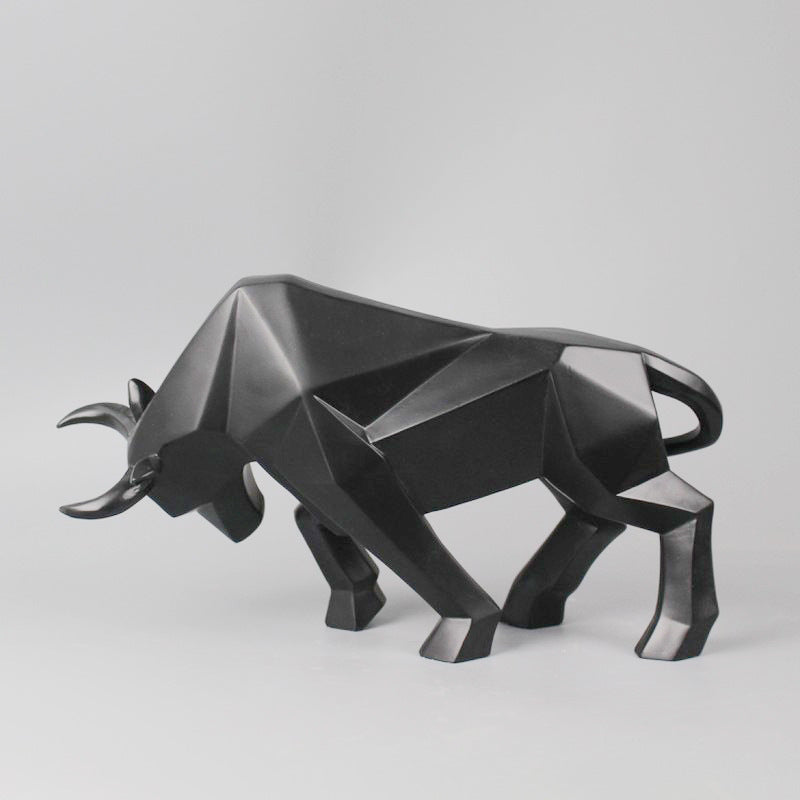 Nordic resin handicrafts home living room office display cabinet bullfighting ornaments housewarming gifts manufacturers supply