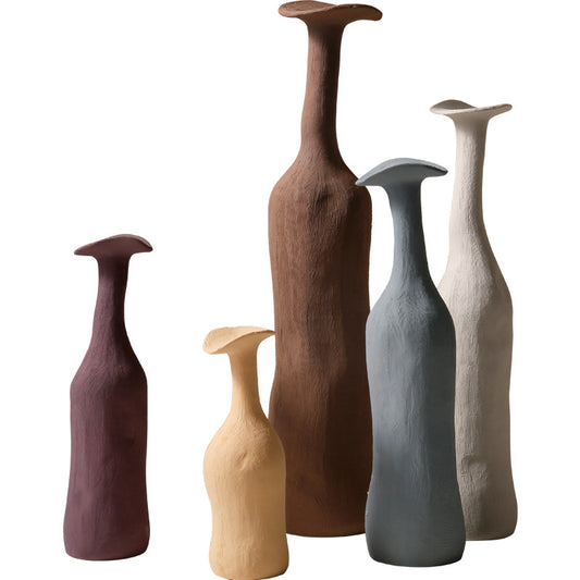 Bei Hanmei's creative texture, ceramic vase ornaments, high-end flower arrangement, living room, home furnishing, homestay decoration, cross-border hot