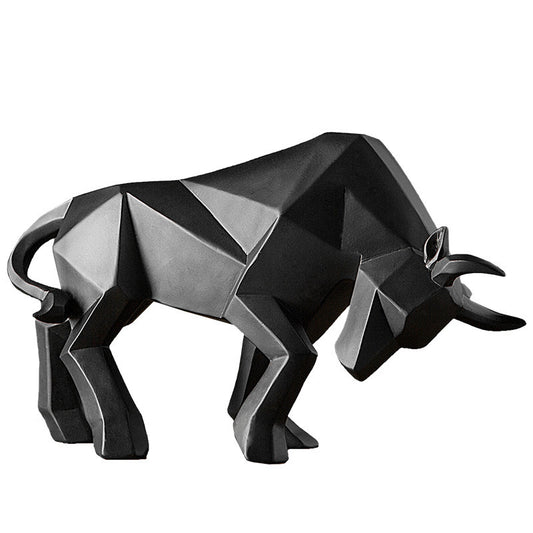 Nordic resin handicrafts home living room office display cabinet bullfighting ornaments housewarming gifts manufacturers supply